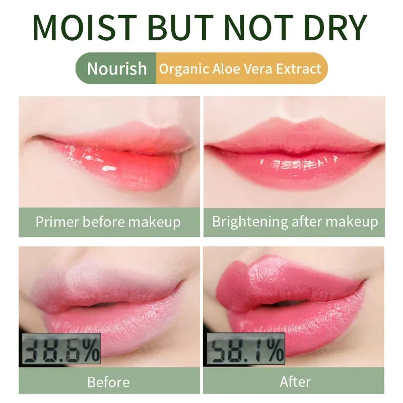 Povei Aloe Vera Lipstick: Long Lasting Color Changing Lip Balm