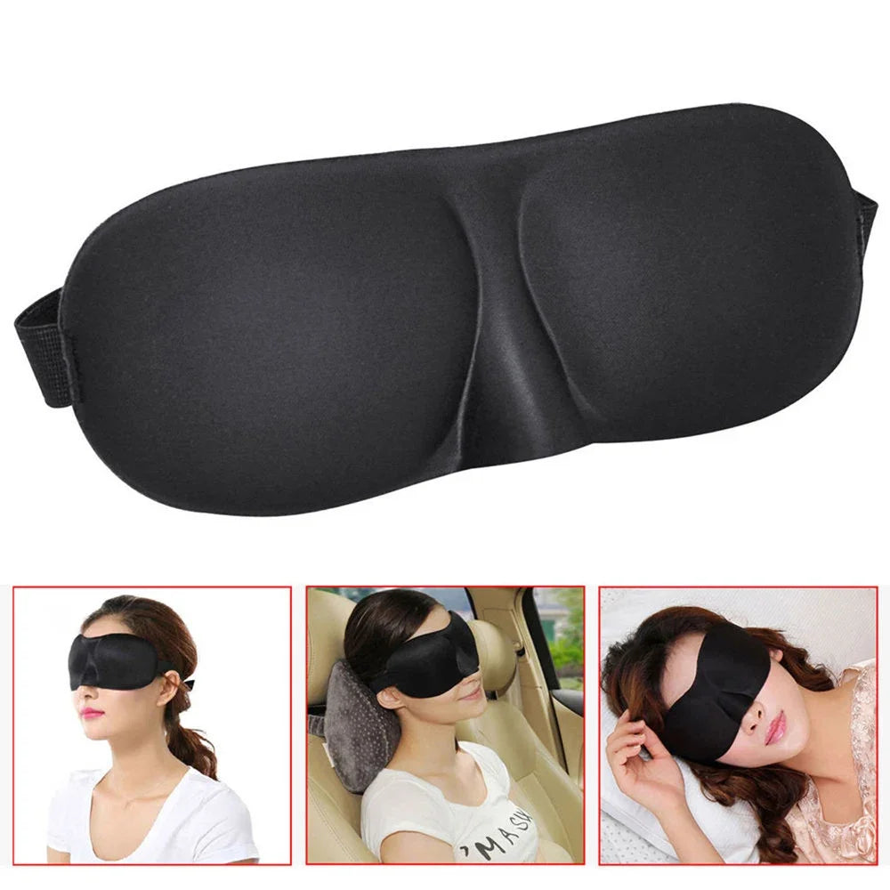 Povei Contoured 3D Eye Mask for Sleeping - Block Out Light, Unisex