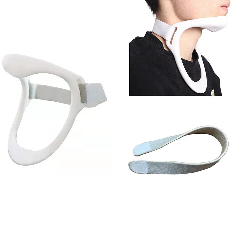 Povei Neck Stretcher Posture Corrector Brace: Improve Support, Relieve Pain, Adjustable Girth