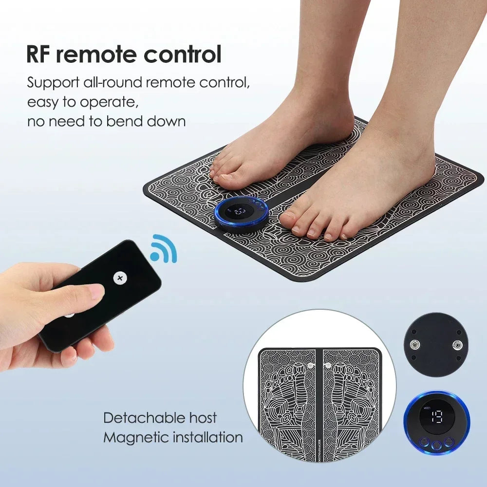 Povei Electric Foot Massager: Pain Relief, Blood Circulation, Muscle Relaxation