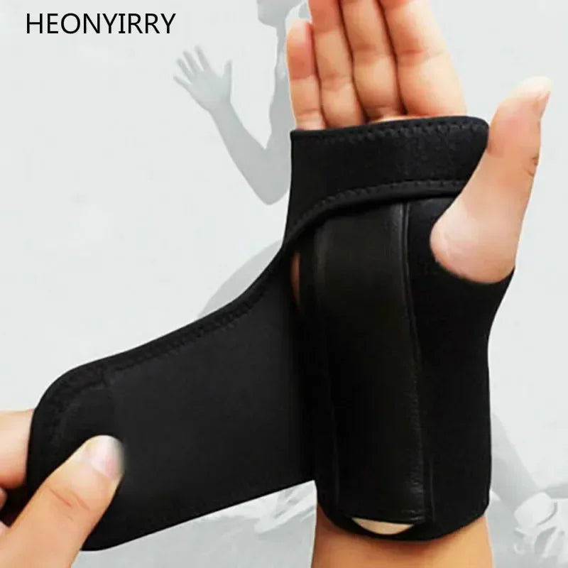 Povei Steel Wrist Brace Support for Carpal Tunnel and Finger Splint