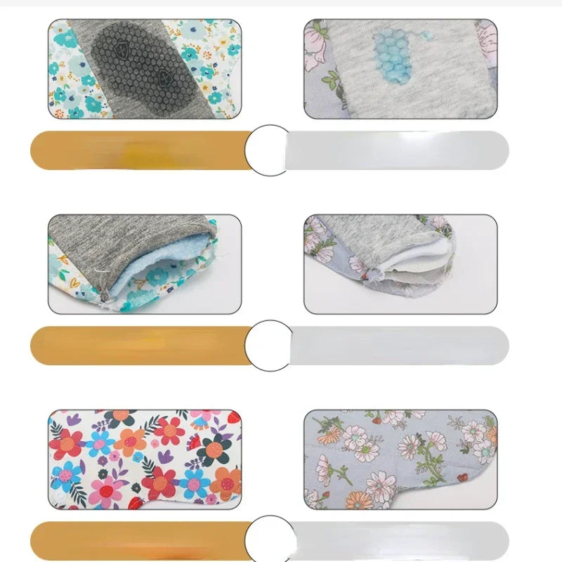 Povei Cotton Reusable Menstrual Pads | Washable Sanitary Napkin with Colored Cotton