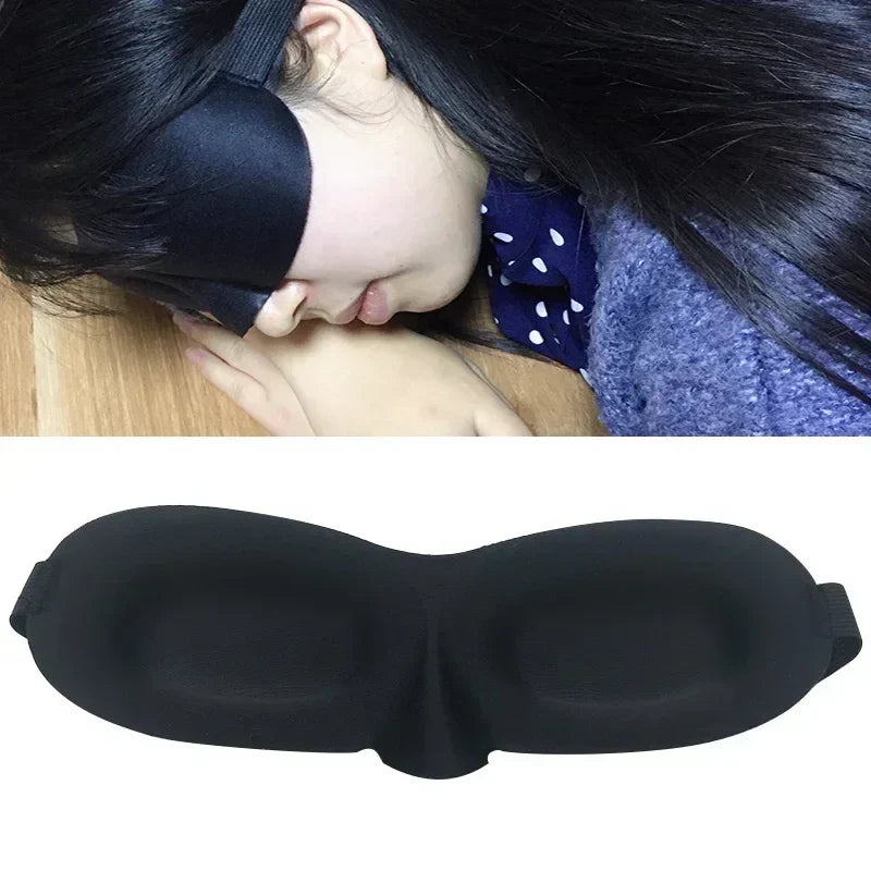 Povei Soft Memory Foam Sleep Mask for Sleeping & Travel - Blockout Light