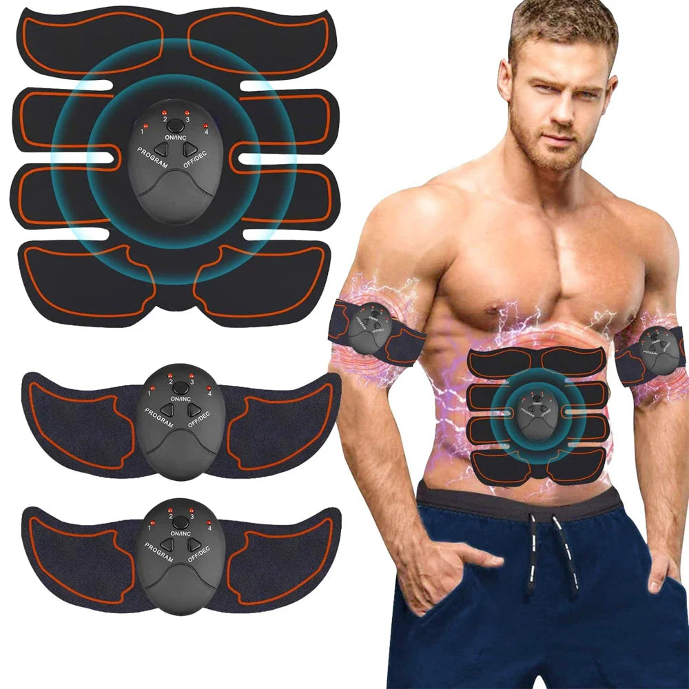 Povei ABS & Hip Trainer EMS Muscle Stimulator for Weight Loss and Fitness