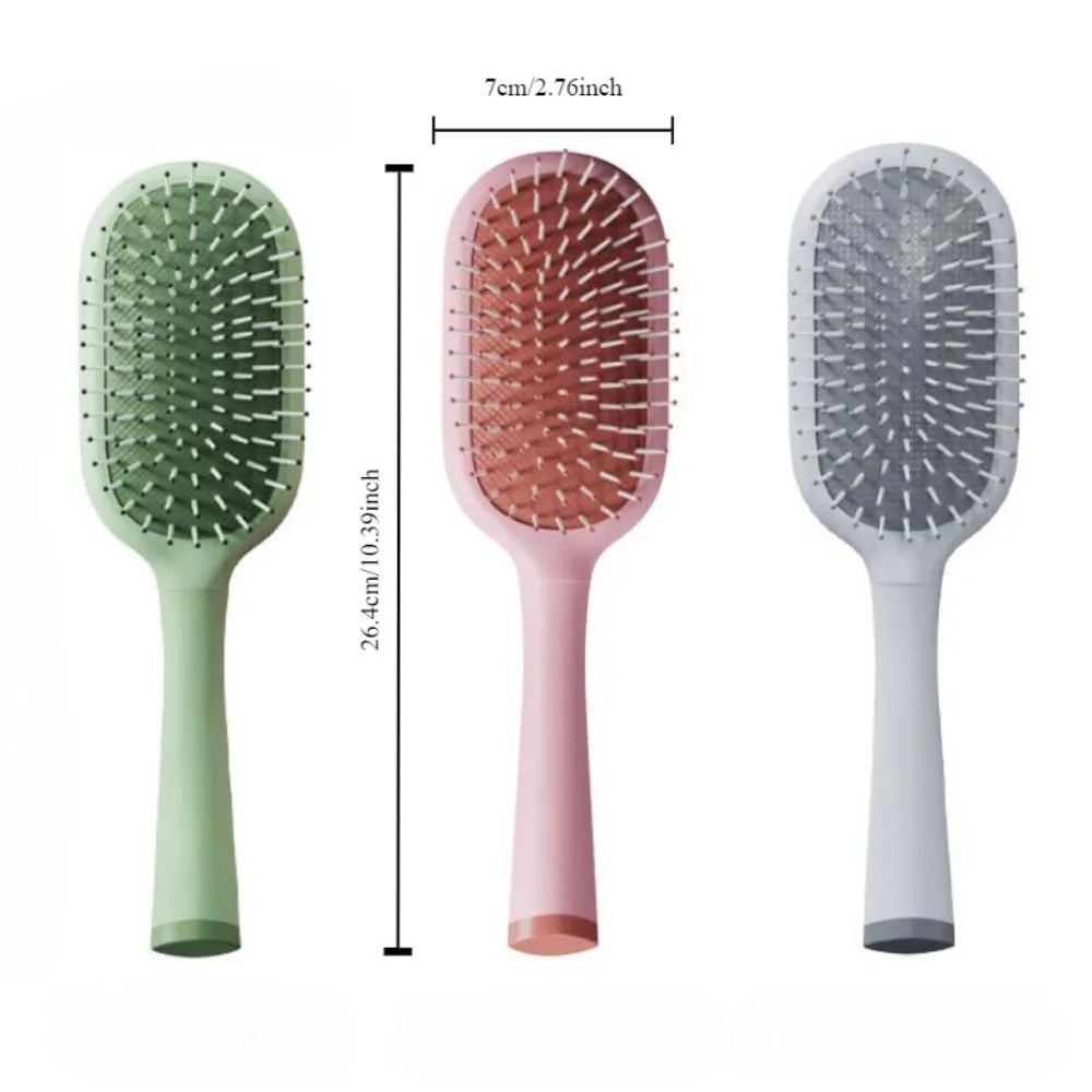 Povei Air Cushion Scalp Massage Detangling Hair Brush for Wet Curly Hair