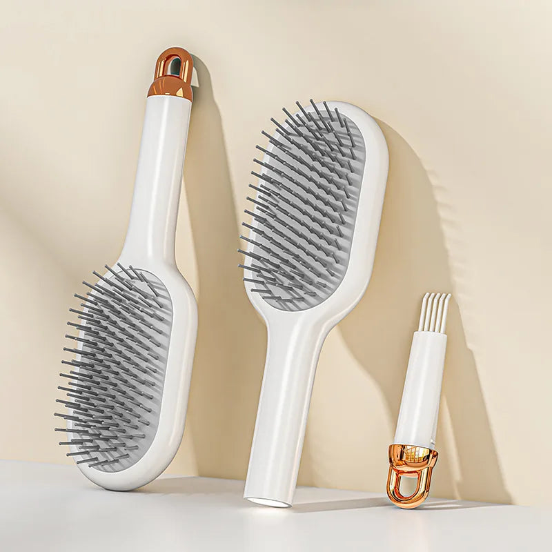 Povei Air Cushion Massage Hair Comb Detangling Scalp Brush Anti-static Hairdressing Tool