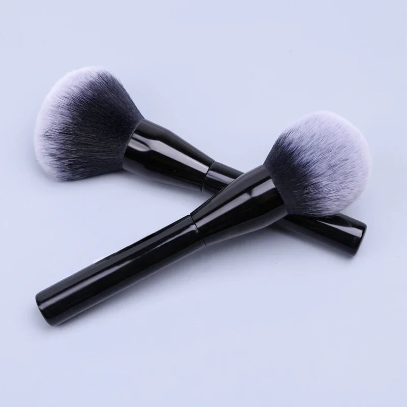 Povei Black Soft Makeup Brush Set for Flawless Foundation Application