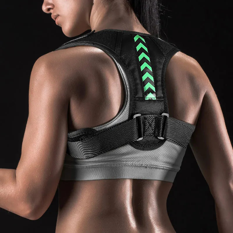 Posture Corrector by Povei: Adjustable Orthopedic Back Support for Improved Posture & Spine Alignment