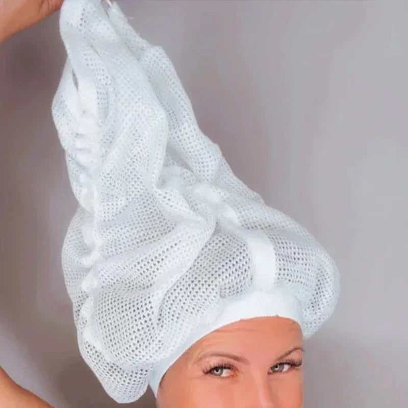 Povei Adjustable Large Hair Bonnet for Drying Curly Hair