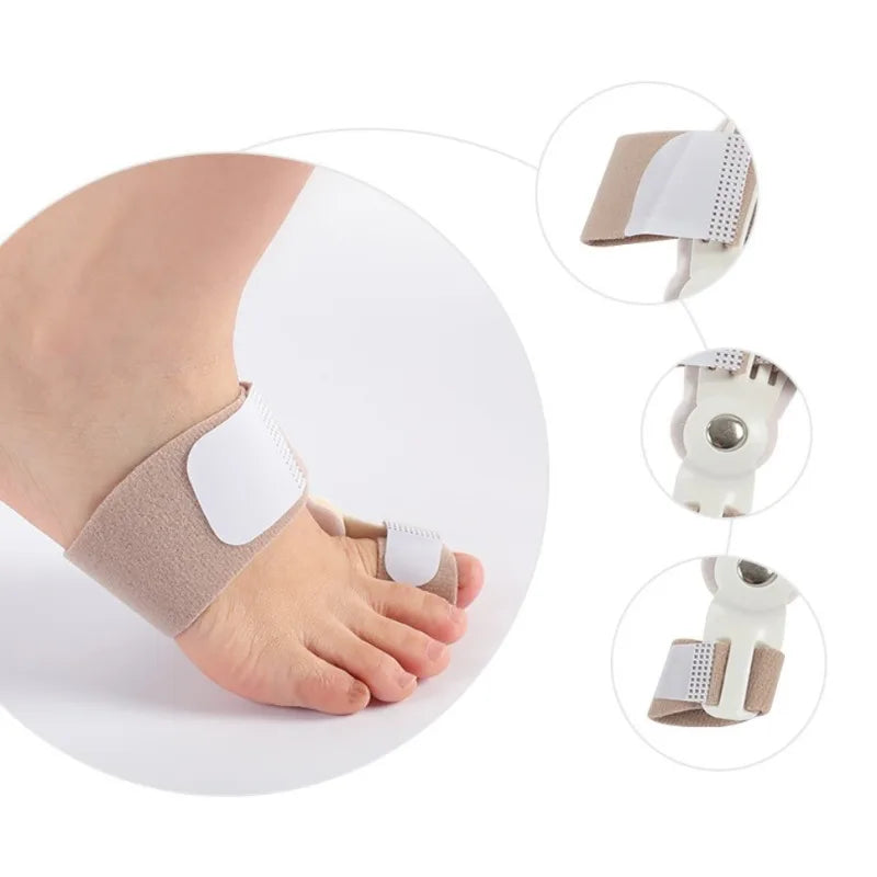 Povei Bunion Corrector Big Toe Straightener for Hallux Valgus Correction