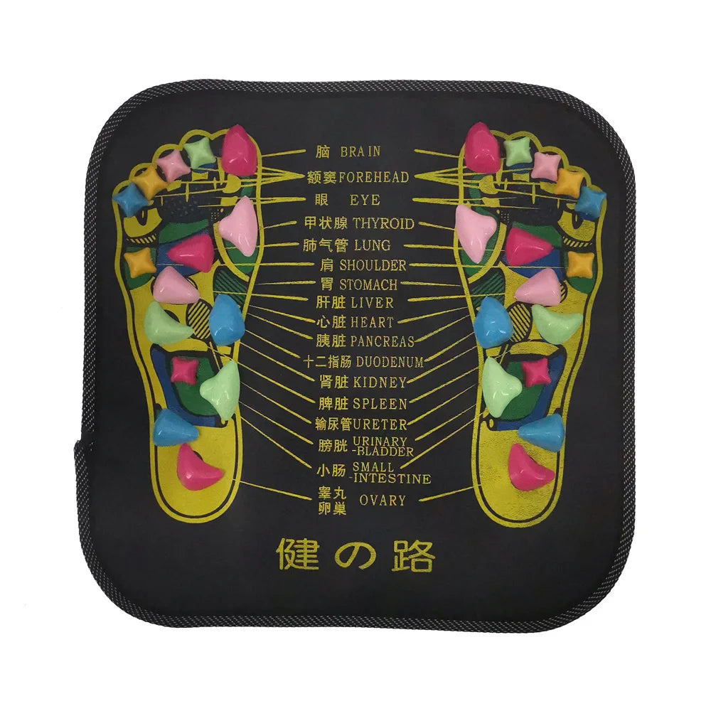 Povei Cobblestone Foot Massager Pad - Relax Body, Improve Health