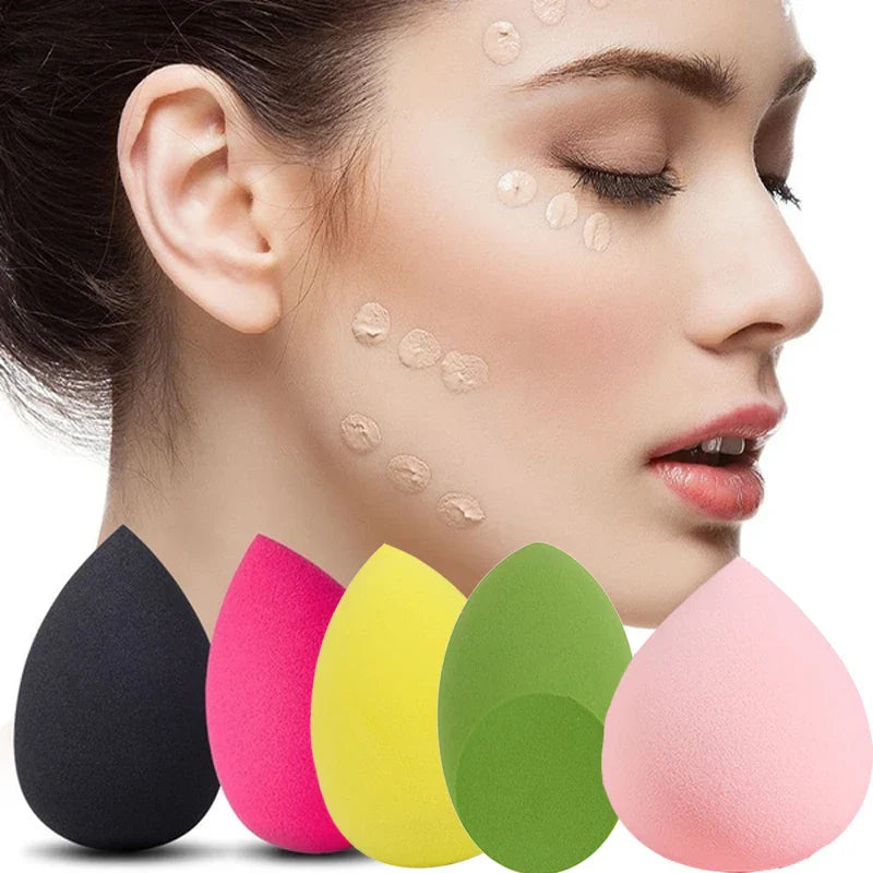 Povei Beauty Makeup Egg Sponge for Facial Foundation Cream Application