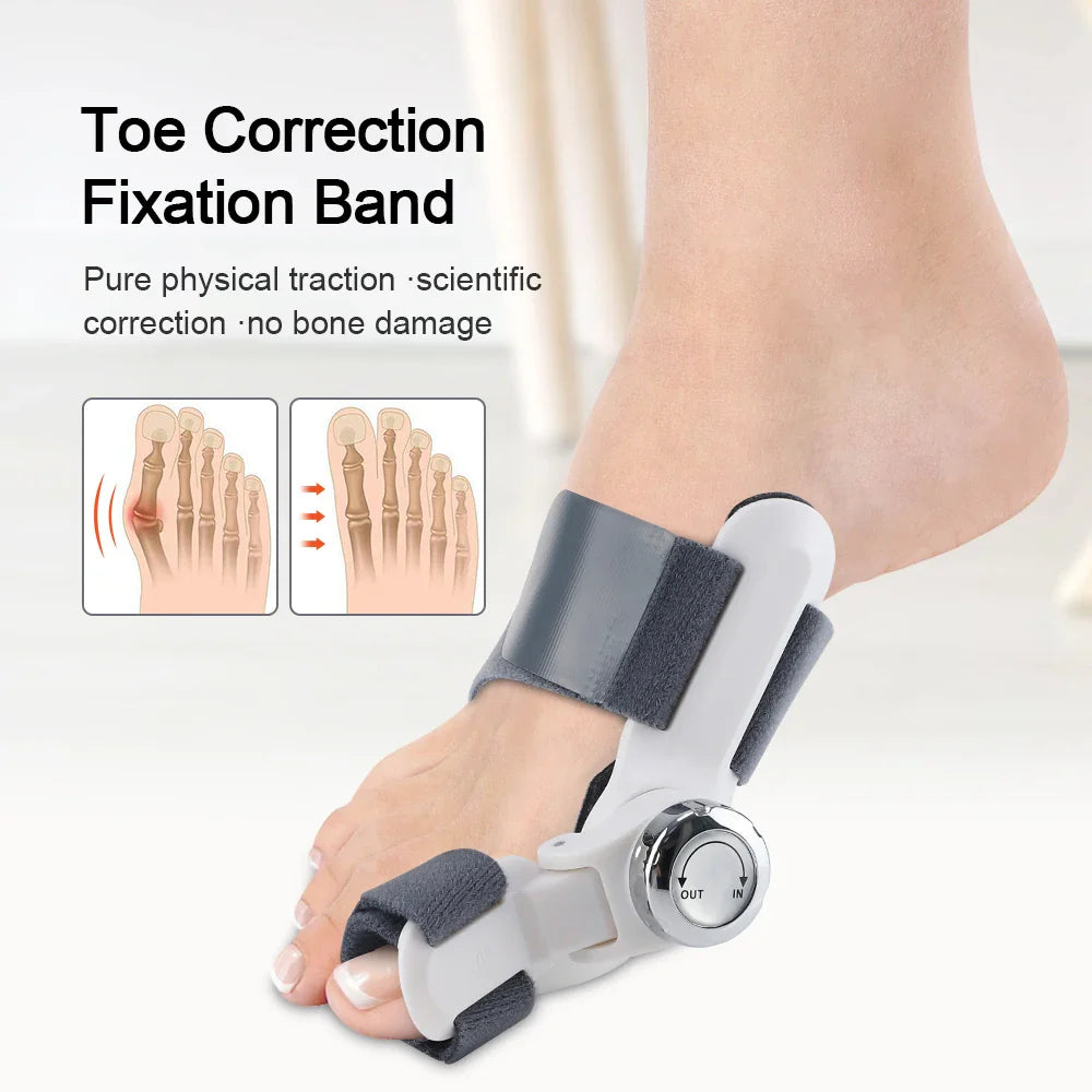 Povei Big Bone Toe Bunion Splint Straightener for Hallux Valgus Care