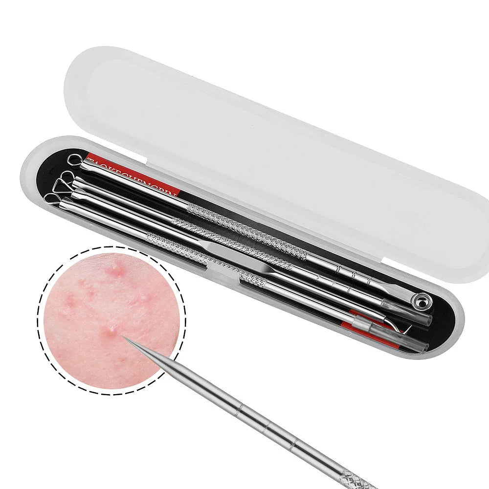 Povei Blackhead Acne Extractor Set for Clear Skin