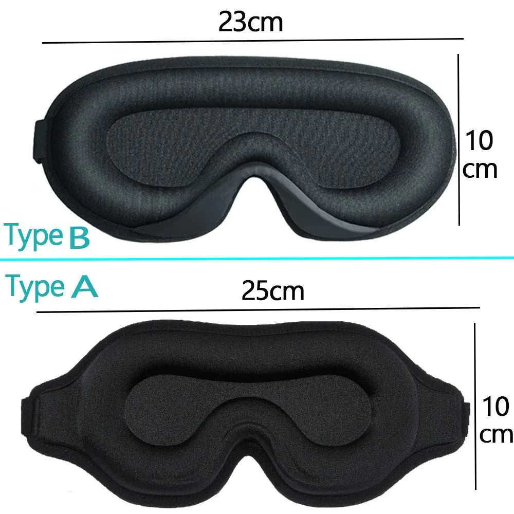 Povei 3D Sleep Mask Eye Patches for Travel Rest and Relaxation