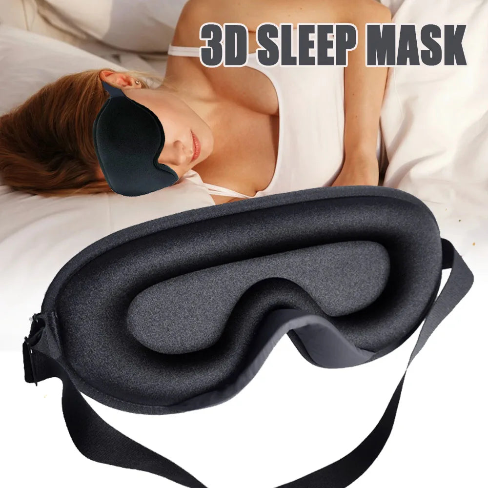 Povei 3D Sleep Mask Eyeshade for Relaxing Sleep and Travel