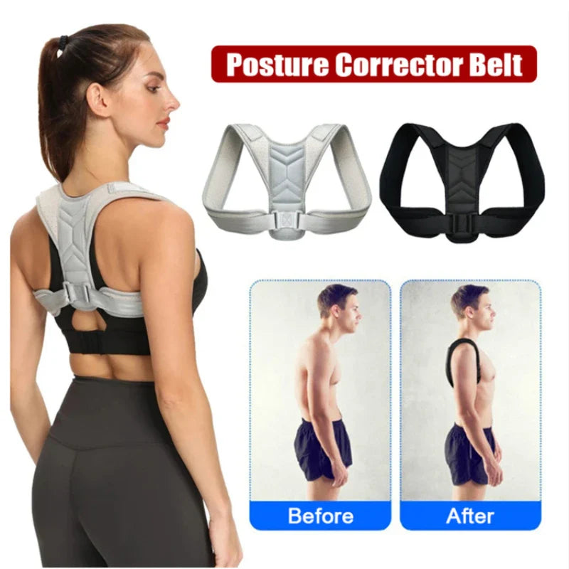 Povei Posture Corrector Back Shoulder Support Pain Relief Spine Protection for Men Women