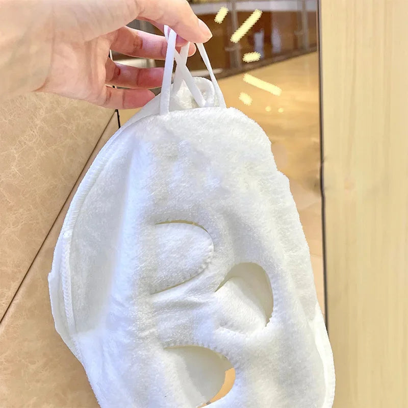 Povei Cotton Hot Compress Towel for Deep Clean Beauty Facial Care