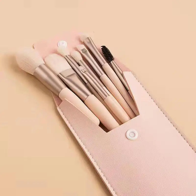 Povei 8Pcs Makeup Brushes Set for Flawless Beauty Looks