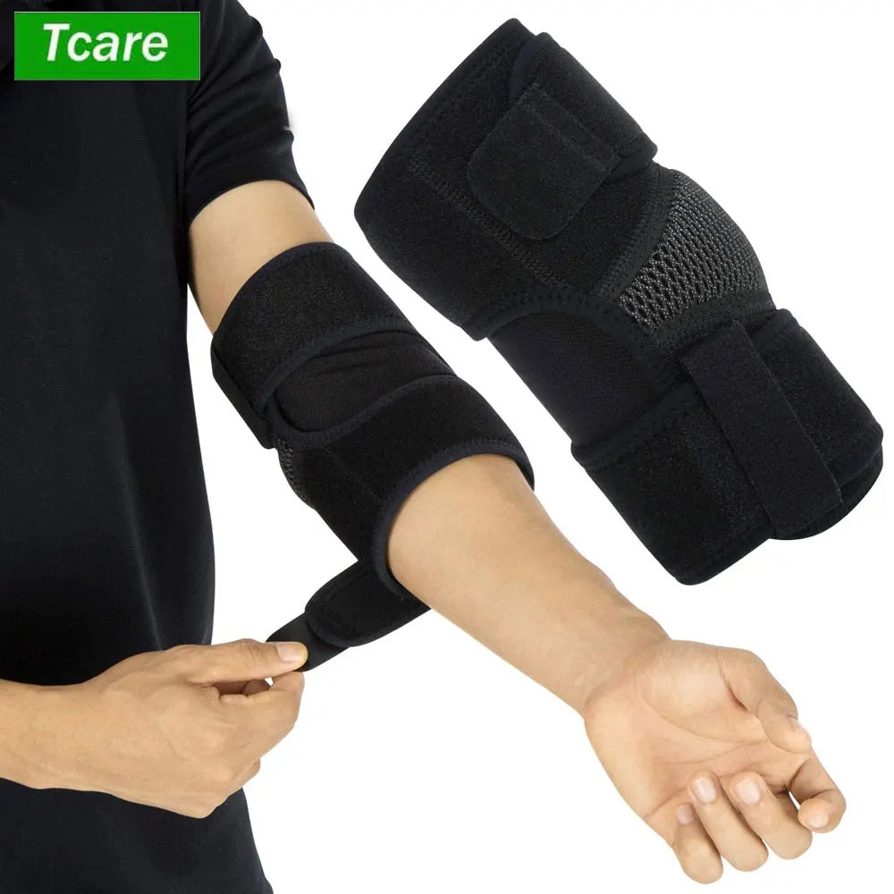 Povei Compression Elbow Brace Wrap for Arm Support - Men Women