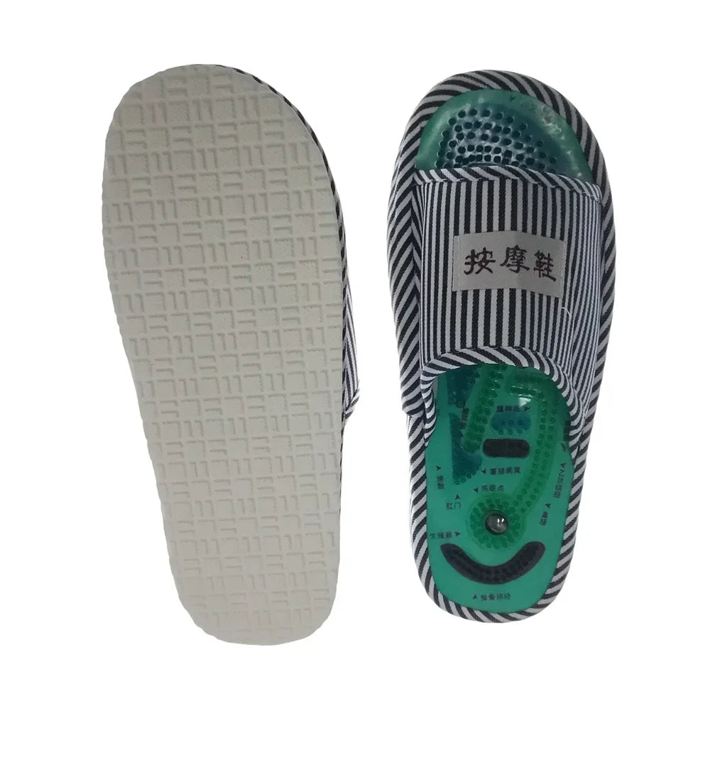 Povei Acupuncture Magnet Foot Massage Sandals - Shiatsu Health Slippers