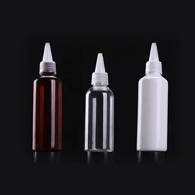 Povei 5-250ml PET Dropper Bottle with Screw-On Lid