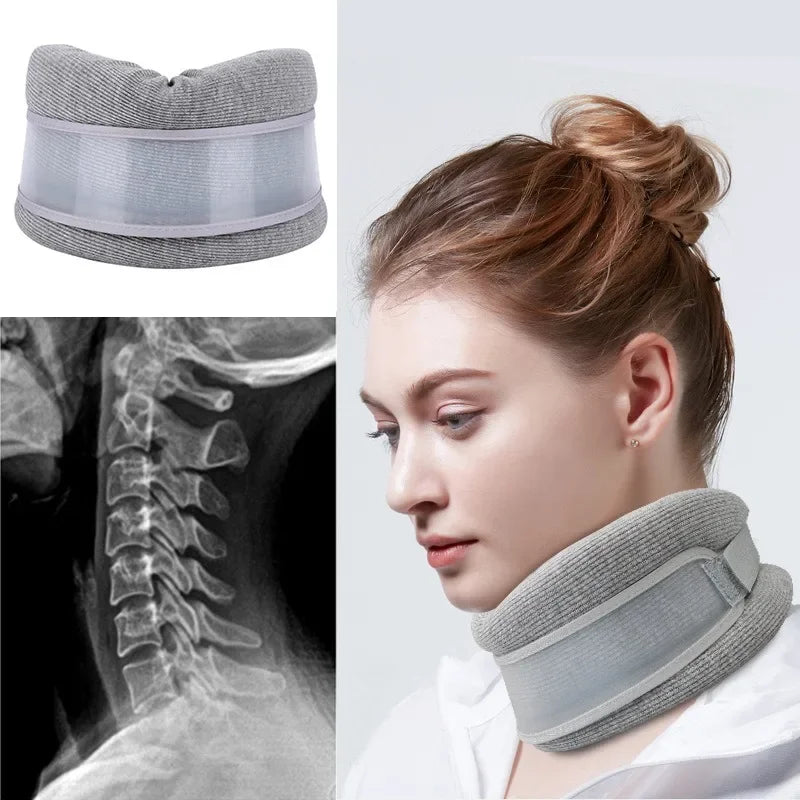 Povei Neck Stretcher Brace Orthopedic Pillow for Pain Relief