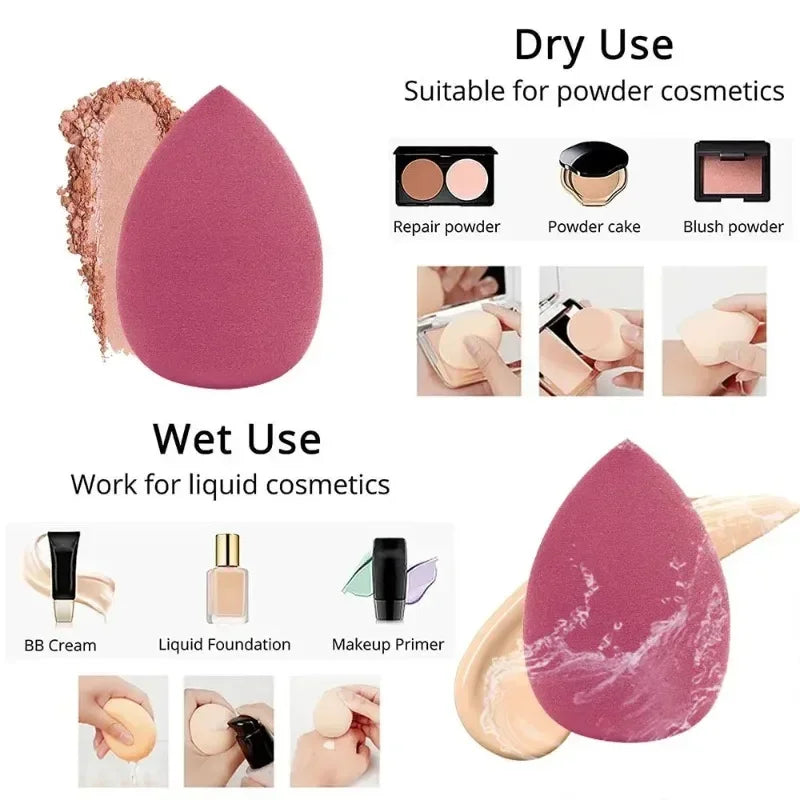 Povei Beauty Egg Makeup Sponge Blender for Flawless Foundation Application