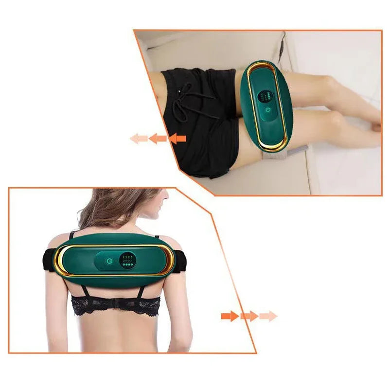 Povei Body Shaping Massager: Electric Abdominal Slimming Belt & Back Massager