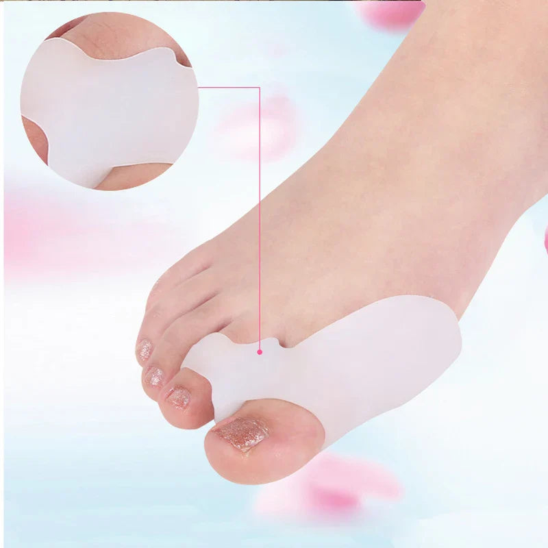 Povei Big Toe Separator Hallux Valgus Corrector Orthotics for Bunion Alignment