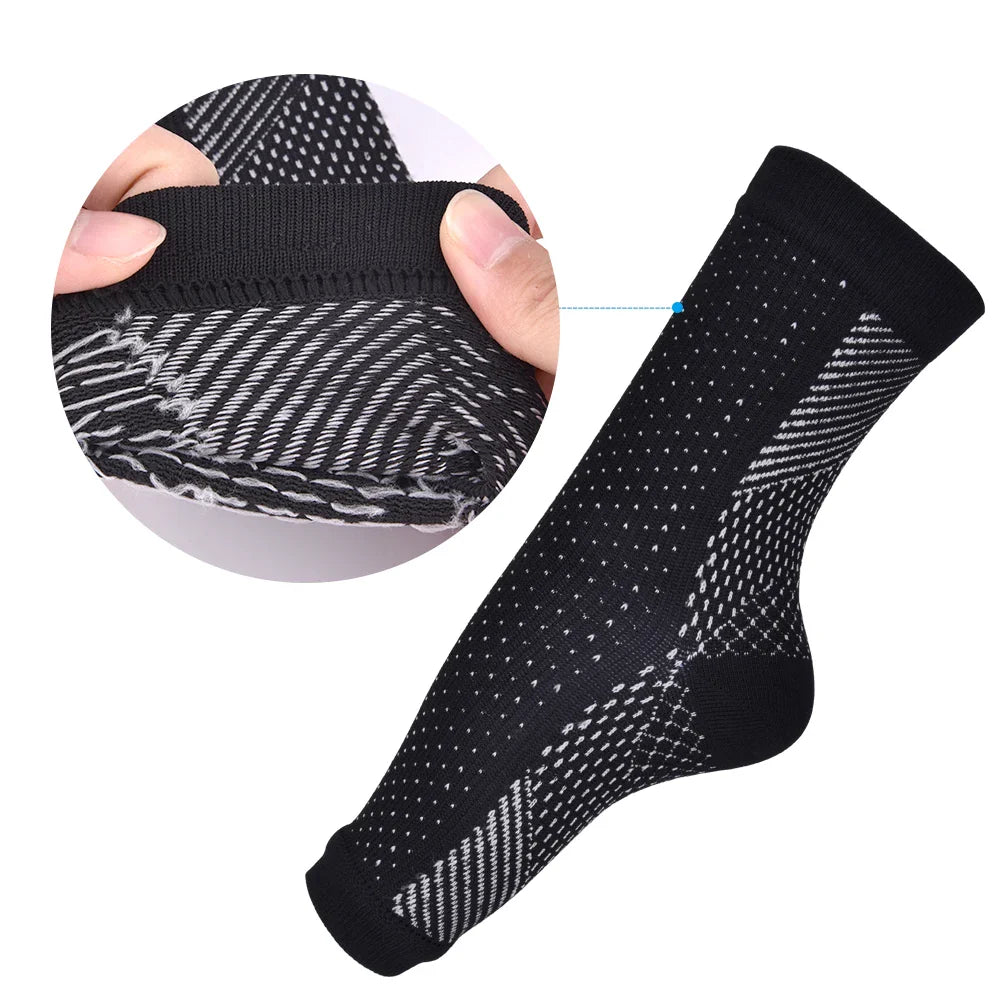 Povei Comfort Ankle Support Socks for Foot Care and Blood Circulation