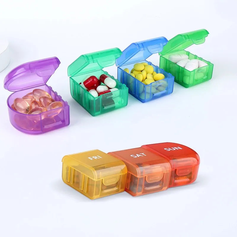 Povei Weekly Pillbox Organizer