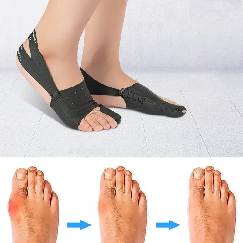 Povei Hallux Valgus Corrector Toe Separator Toe Straightener Pain Care Tool