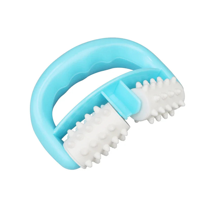 Povei Blue D Type Fat Control Roller Massager for Effective Cellulite Reduction