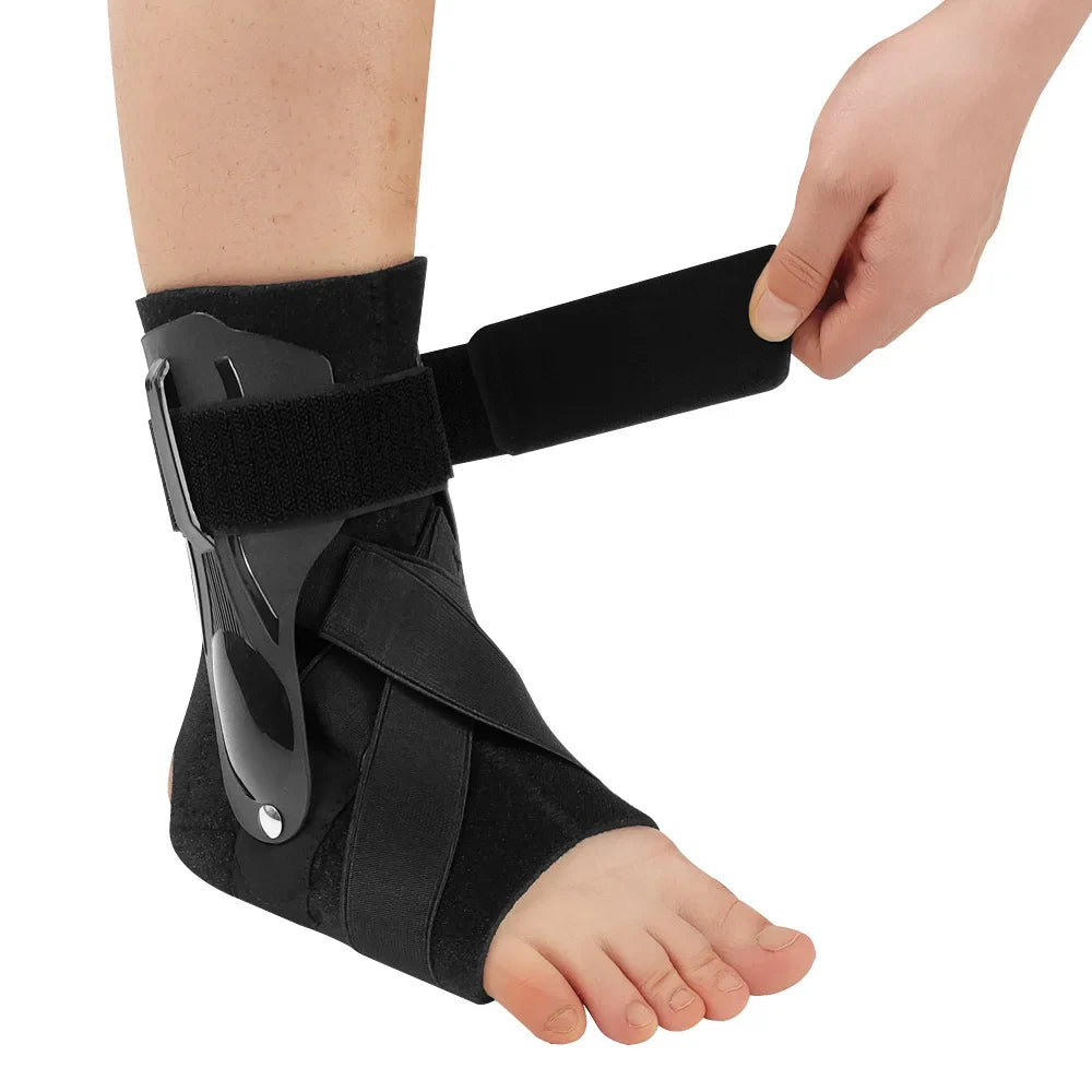 Povei Ankle Brace with Side Stabilizers for Sprained Ankle Support and Recovery