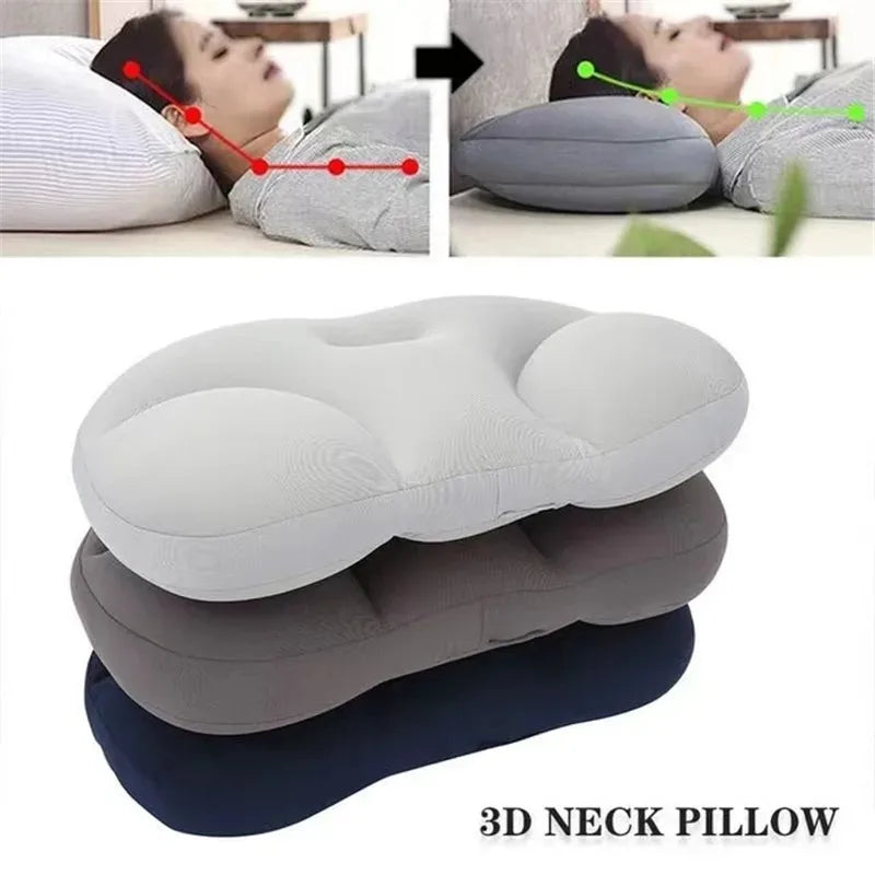 Povei Sleep Pillow: All-round Neck Head Massager Memory Foam Cushion for Healthy Sleep