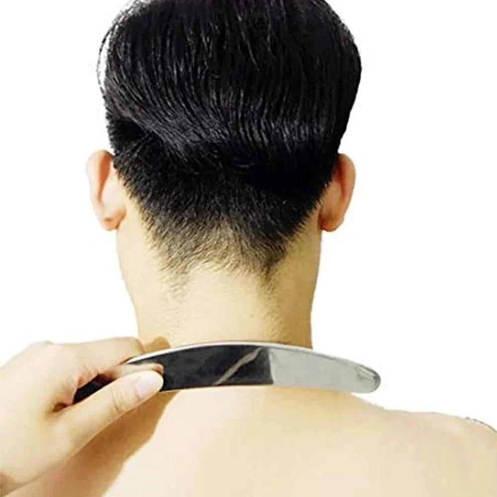 Povei Stainless Steel Gua Sha Muscle Scraper for IASTM Therapy