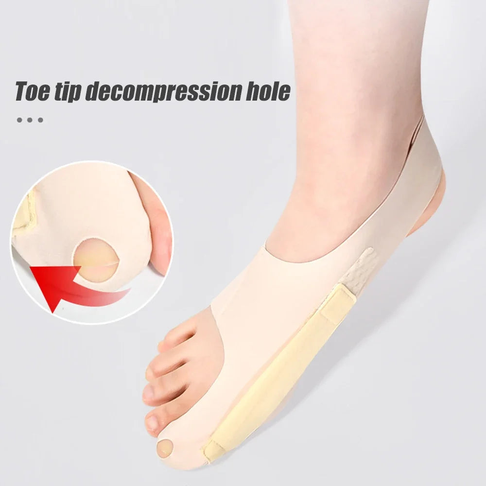 Bunion Corrector Socks by Povei: Comfortable Day/Night Support for Hallux Valgus Relief