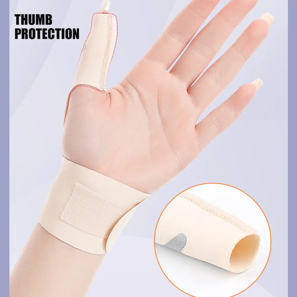 Povei Adjustable Thumb Wrist Compression Sleeve for Arthritis Relief