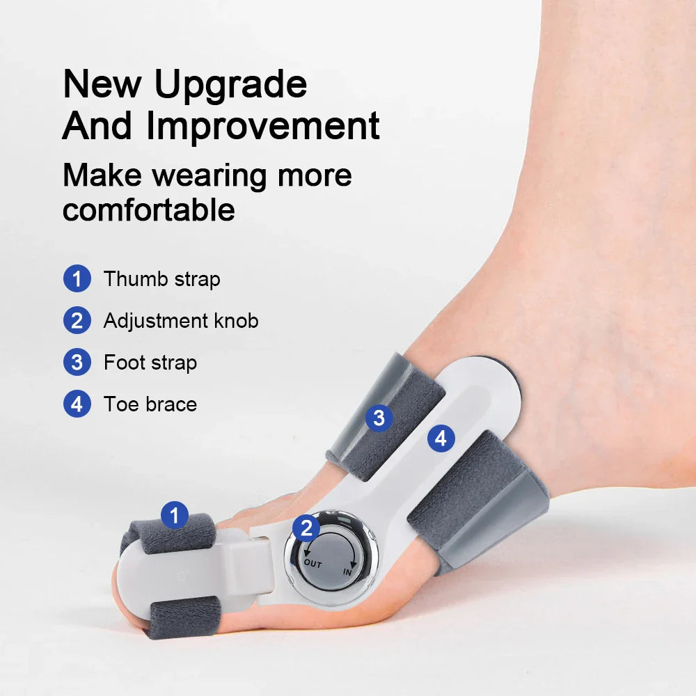 Povei Bunion Fix Splint & Toe Straightener for Hallux Valgus, Orthopedic Foot Care