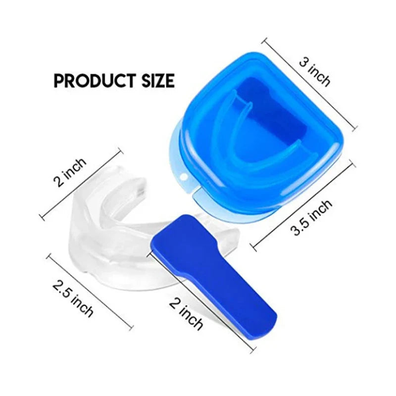 Povei Silicone Snore Guard Mouthpiece for Health Sleep & Bruxism