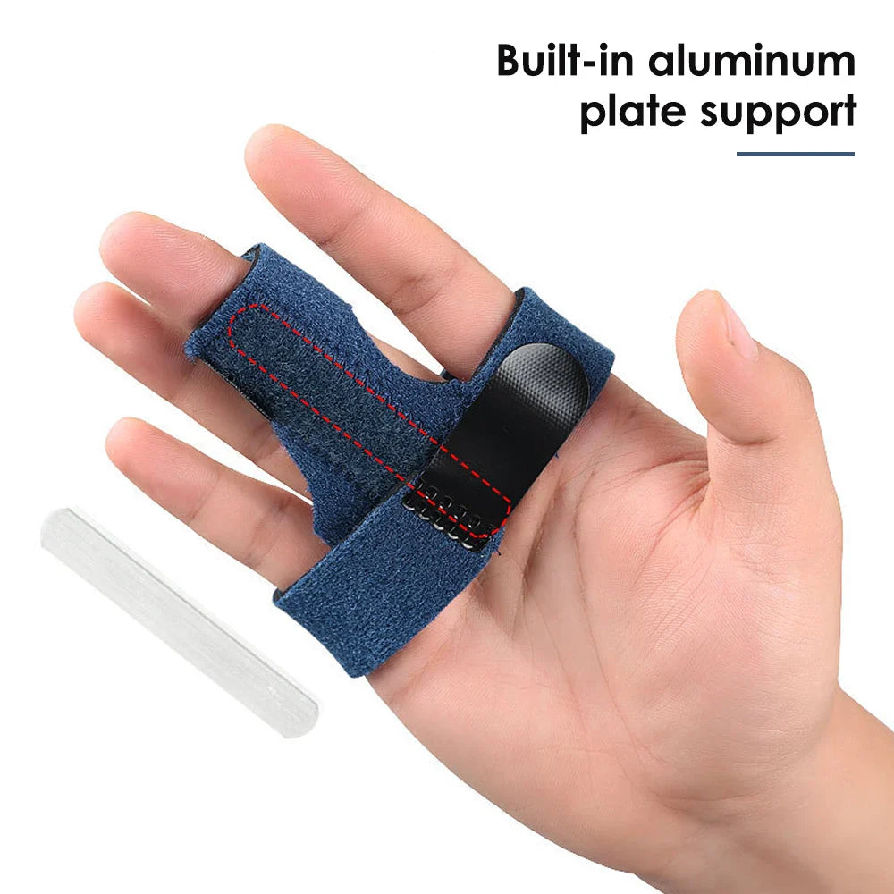 Povei Adjustable Finger Corrector Splint for Pain Relief and Arthritis Support