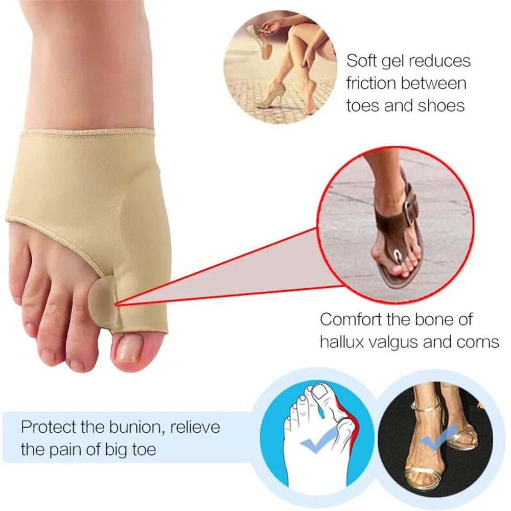 Povei Bunion Corrector Toe Separators for Hallux Valgus Relief