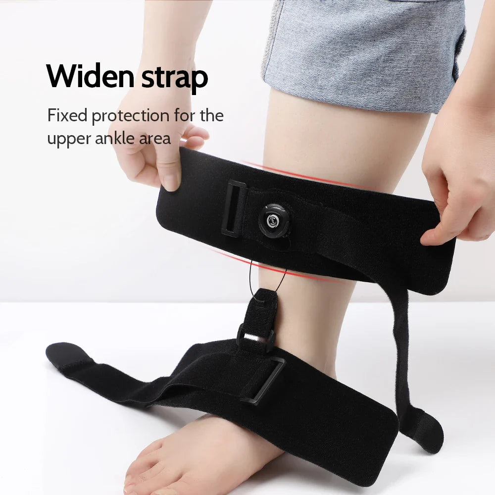 Povei Adjustable Foot Drop Corrector & Ankle Brace for Improved Gait