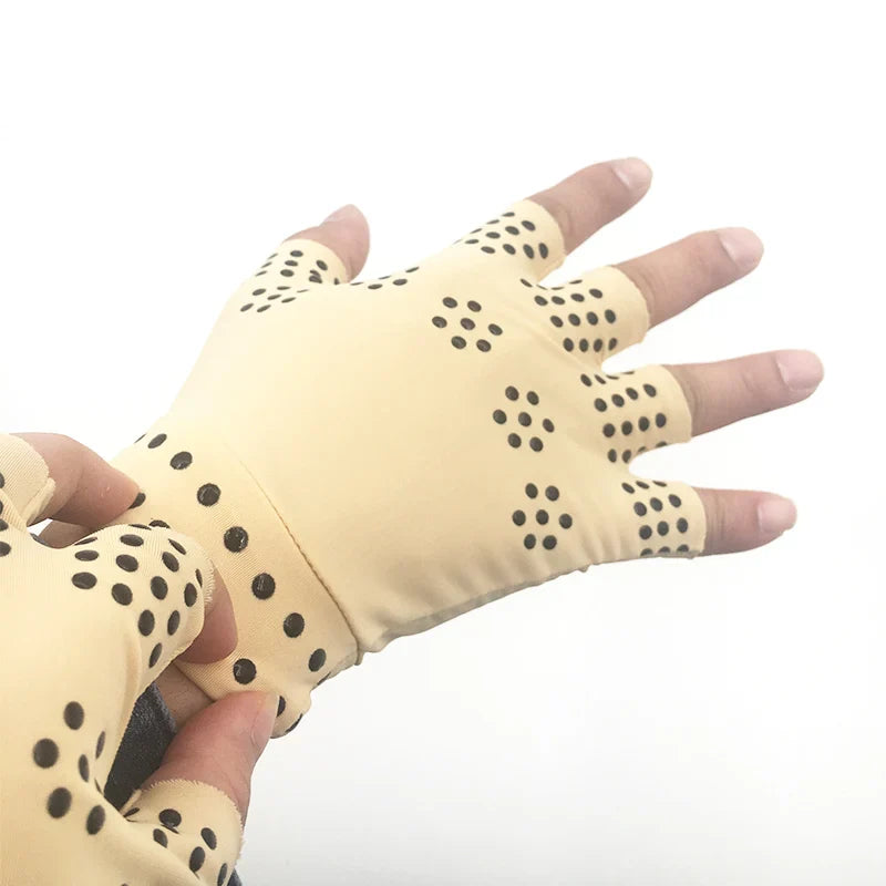 Povei Arthritis Relief Compression Gloves - Hand Pain Wrist Therapy & Support