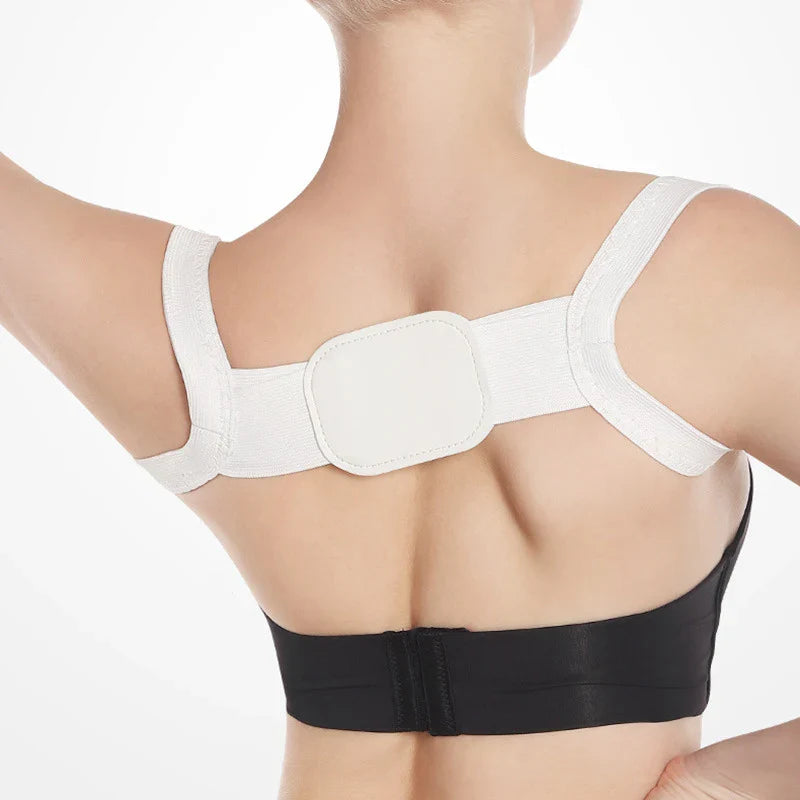 Povei Clavicle Posture Corrector Upper Back Brace Lumbar Support Correction