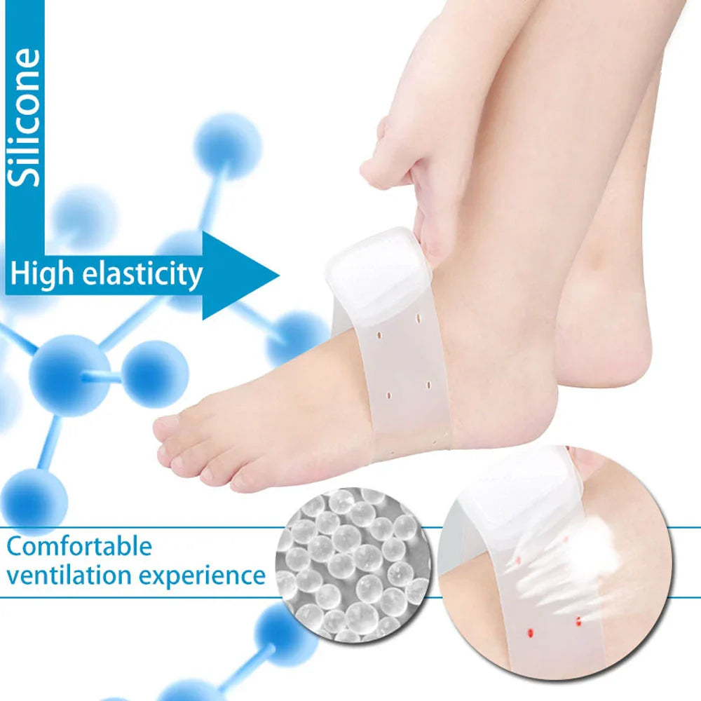 Povei Arch Support Brace: Plantar Fasciitis Heel Pain Aid & Shock Absorbent Soles