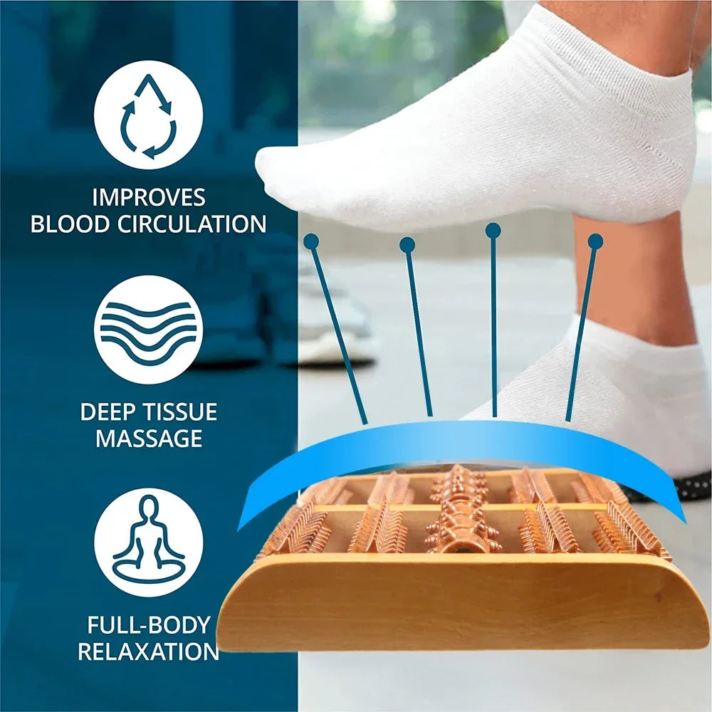 Povei Foot Roller: Plantar Fasciitis Relief and Neuropathy Massager for Pain Relief