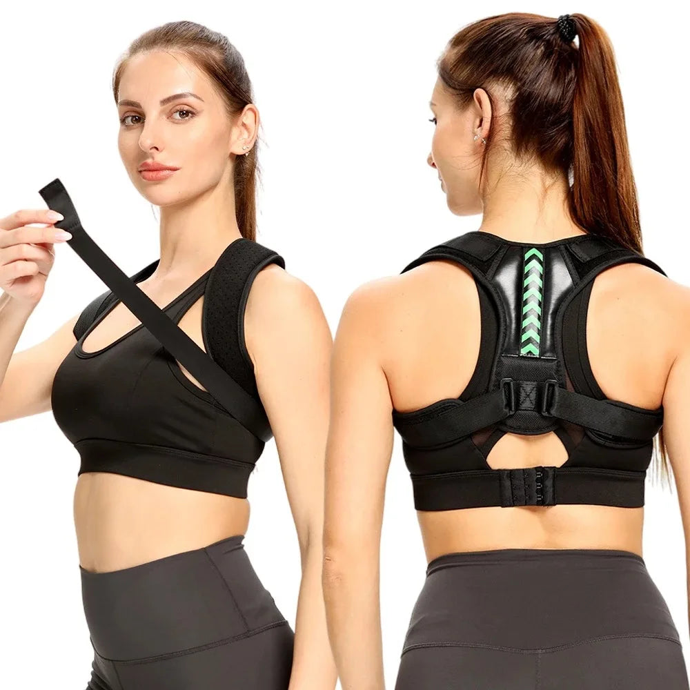 Posture Corrector by Povei: Adjustable Orthopedic Back Support for Improved Posture & Spine Alignment