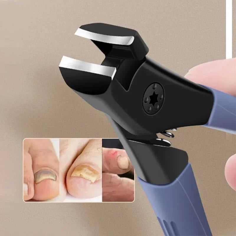 Povei Thick Hard Nail Clipper with Anti-splash Design